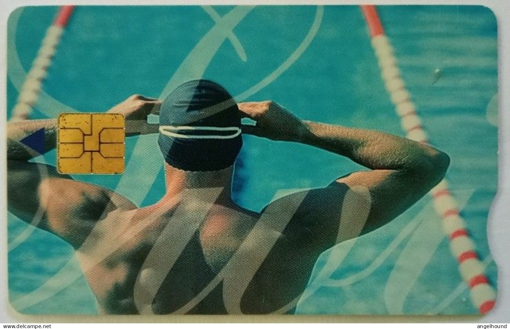 South Africa R20 Chip Card - Swimmer 3 -Preparing - Zuid-Afrika