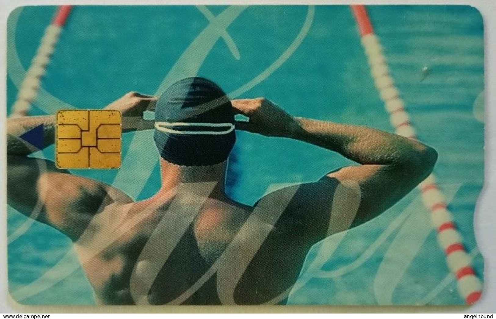 South Africa R20 Chip Card - Swimmer 3 -Preparing - Südafrika