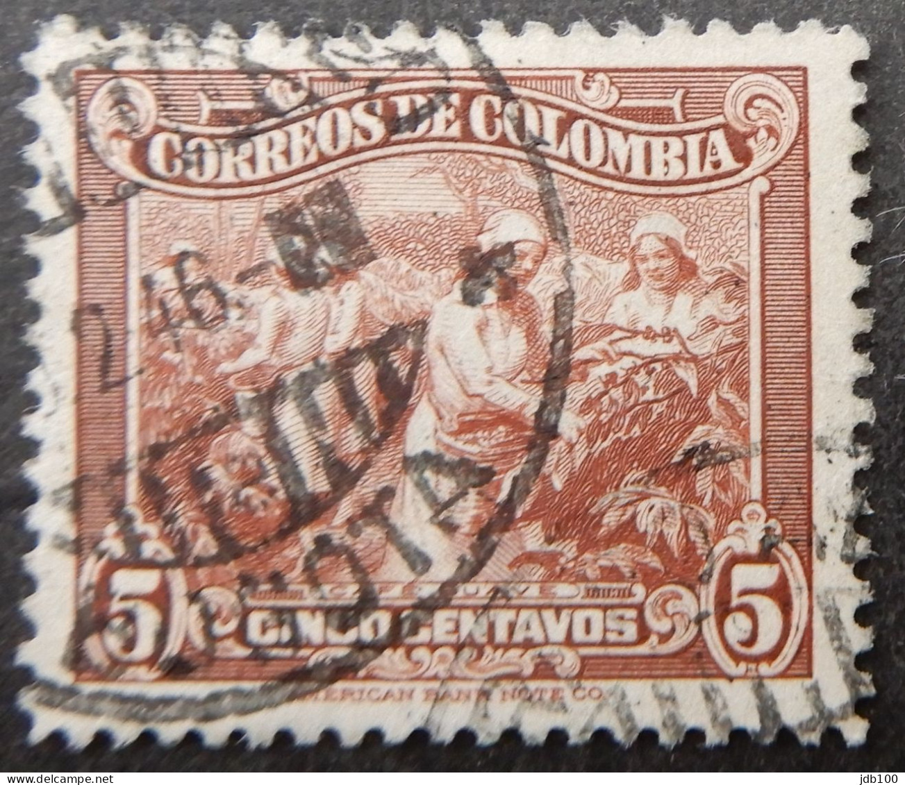Colombia 1934 (1a) Coffee Harvest - Kolumbien