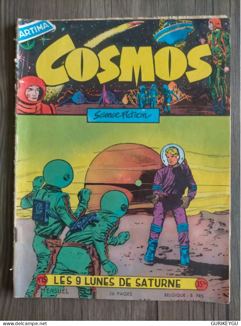 Bd Atome KID COSMOS N° 15 ARTIMA 1958 Science Fiction RAY COMET  Pour Reliure Album - Arédit & Artima