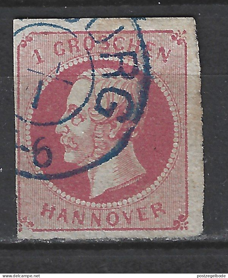 Duitsland Deutschland Germany Allemagne Alemania Hannover 14 Used 1859 NOW MANY STAMPS OF OLD GERMANY - Hanover