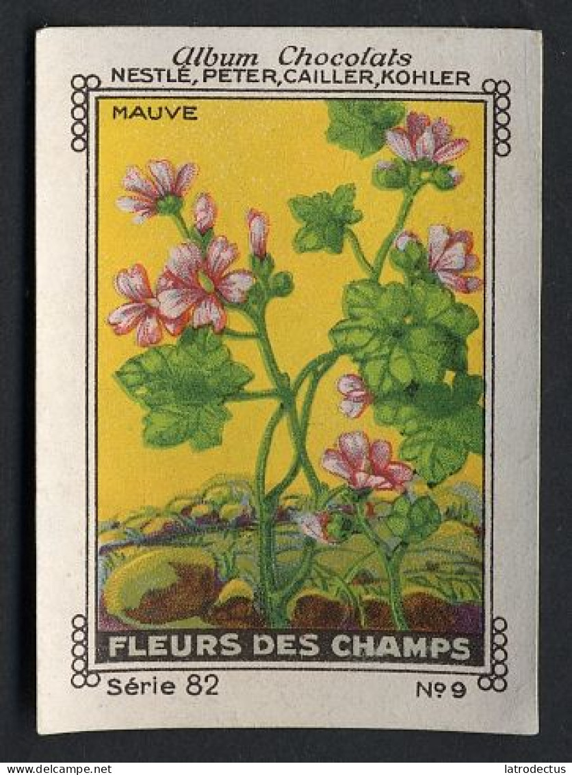 Nestlé - 82 - Fleur De Champs, Field Flowers - 9 - Mauve, Malva, Mallow - Nestlé