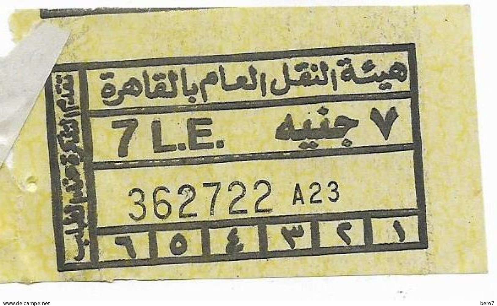 EGYPT Bus Ticket  (Egypte) (Egitto) (Ägypten) (Egipto) (Egypten) - Eintrittskarten