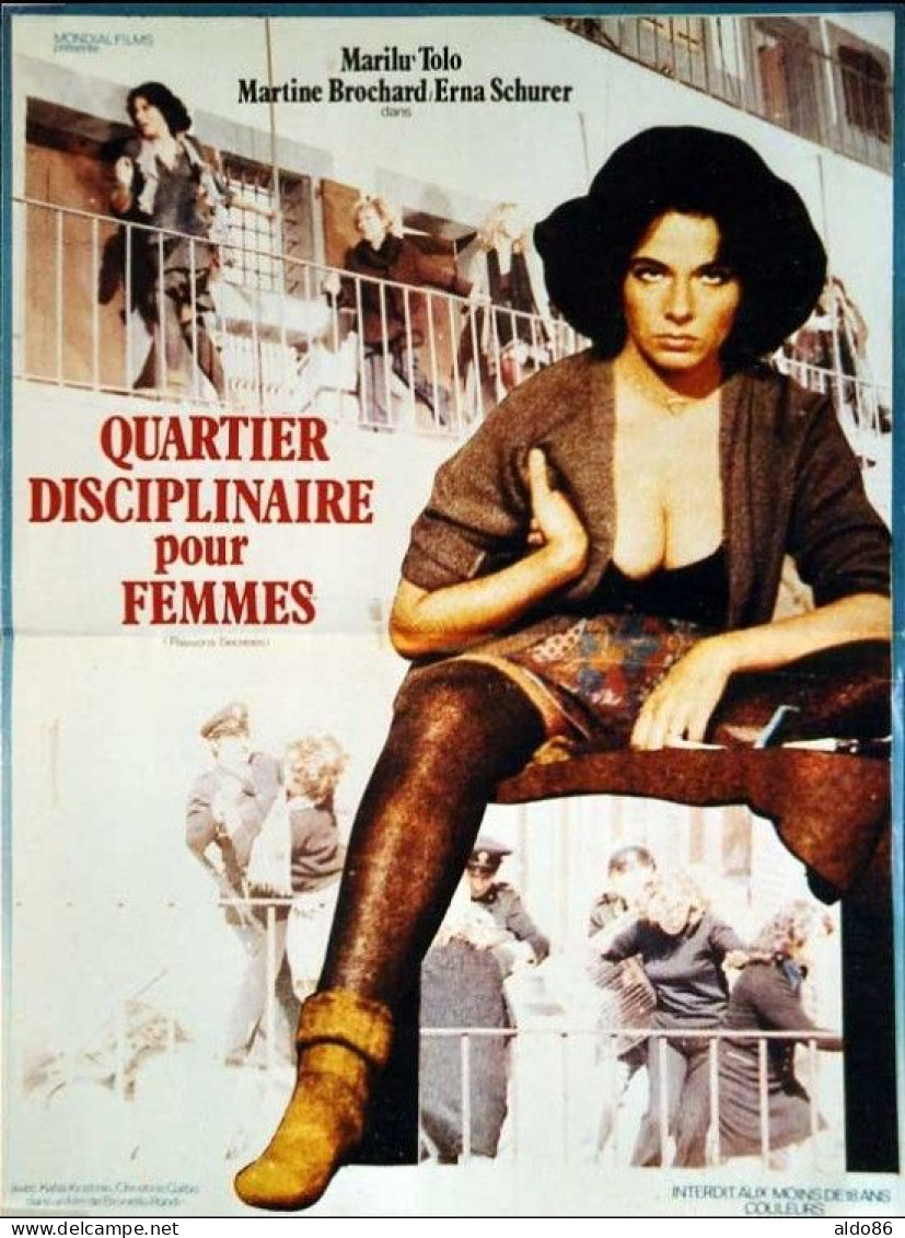 Affiche 120 X 160 Film QUARTIER DISCIPLINAIRE POUR FEMMES Avec Martine Brochard - Afiches