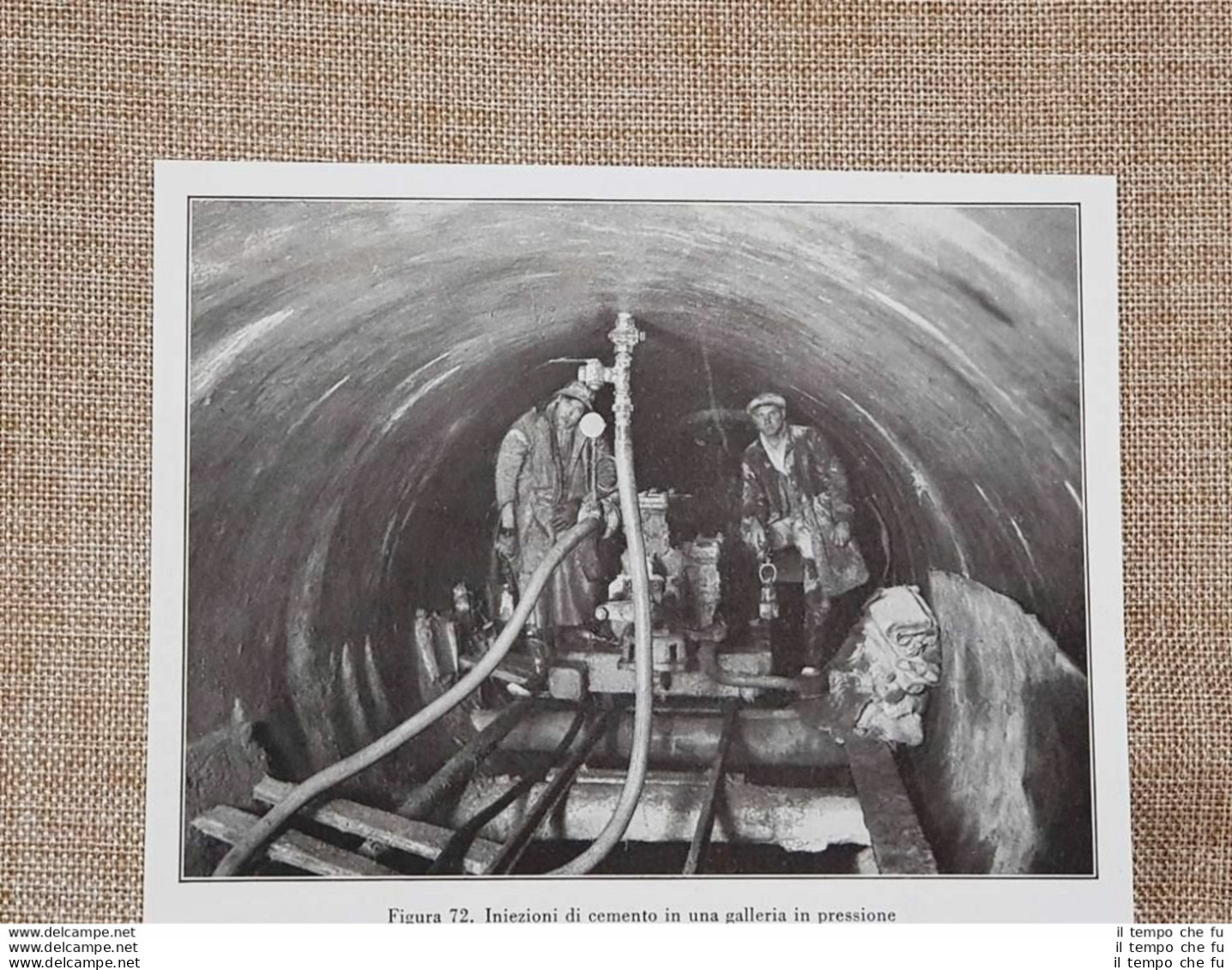Le Centrali Idroelettriche Nel 1934 Iniezioni Di Cemento Galleria In Pressione - Sonstige & Ohne Zuordnung