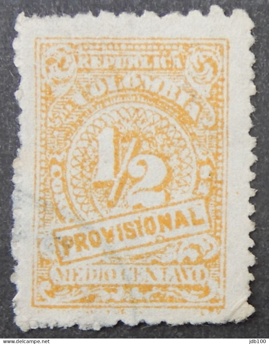 Colombia 1920 (4a) Figure Stamp Inscription "provisional" - Colombia