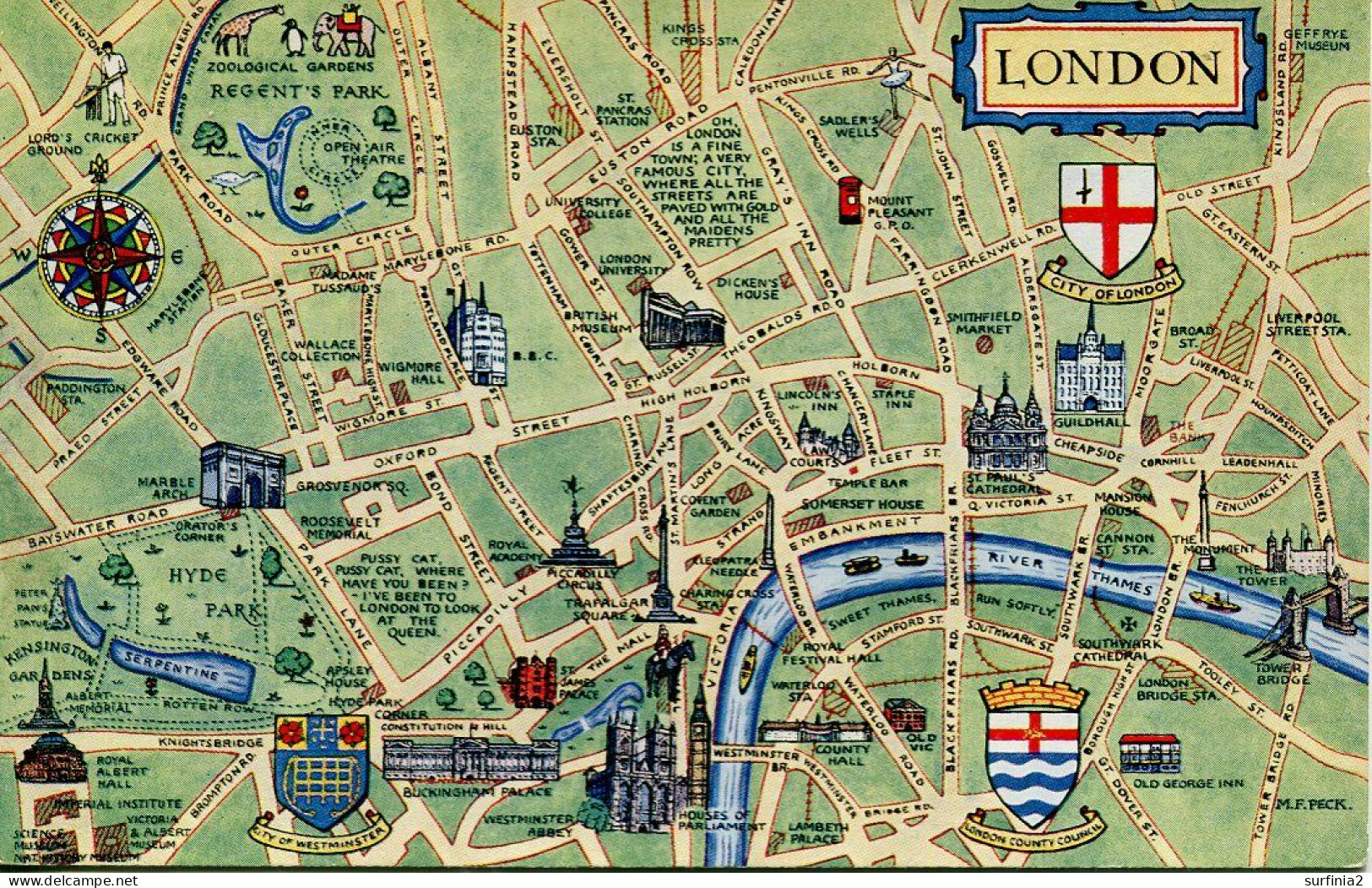 MAPS - MAISIE PECK - SALMON 4604 - LONDON - Maps