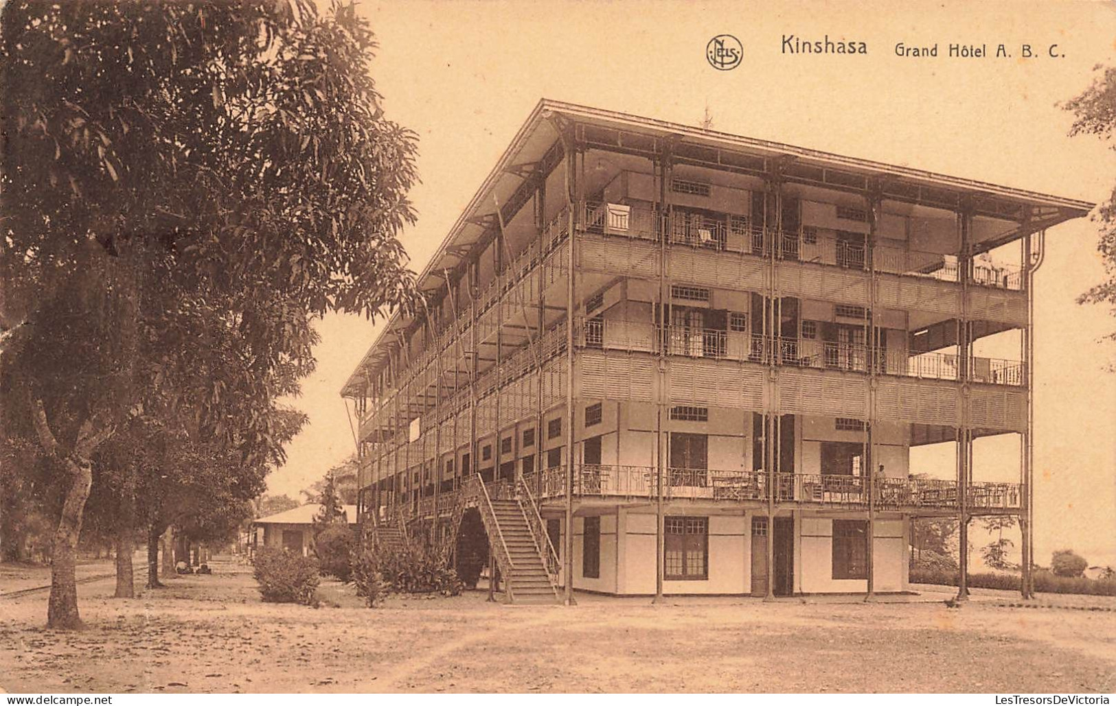 CONGO - Kinshasa - Vue Général Du Grand Hôtel A.B.C. - Carte Postale Ancienne - Kinshasa - Leopoldville