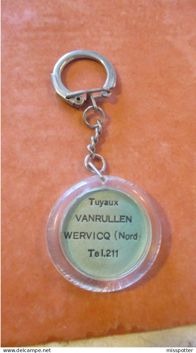 Porte Clé Vintage Tuyaux Vanrullen Wervicq ( Nord ) - Llaveros