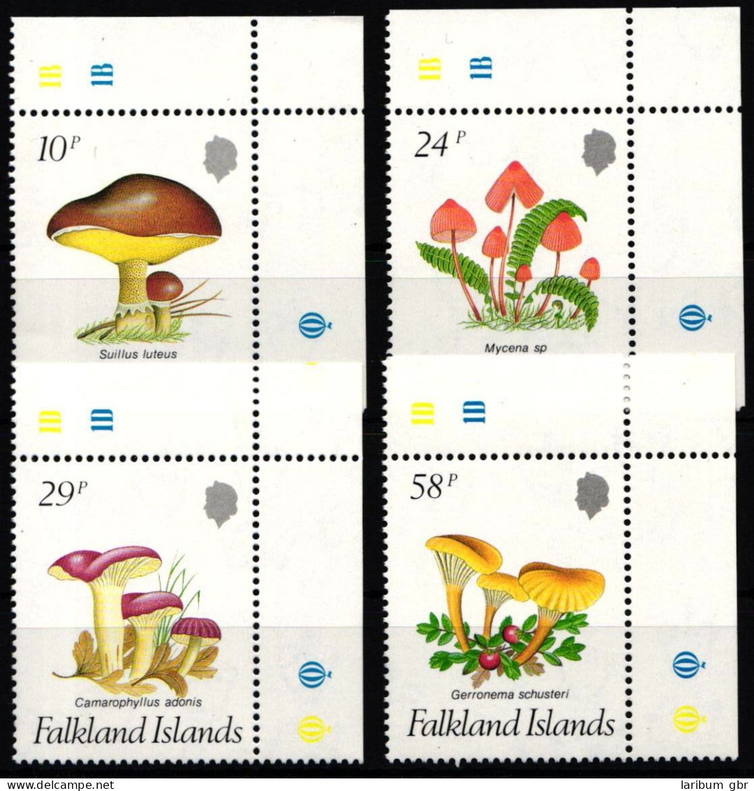 Falkland Inseln 468-471 Postfrisch Pilze #NF069 - Islas Malvinas