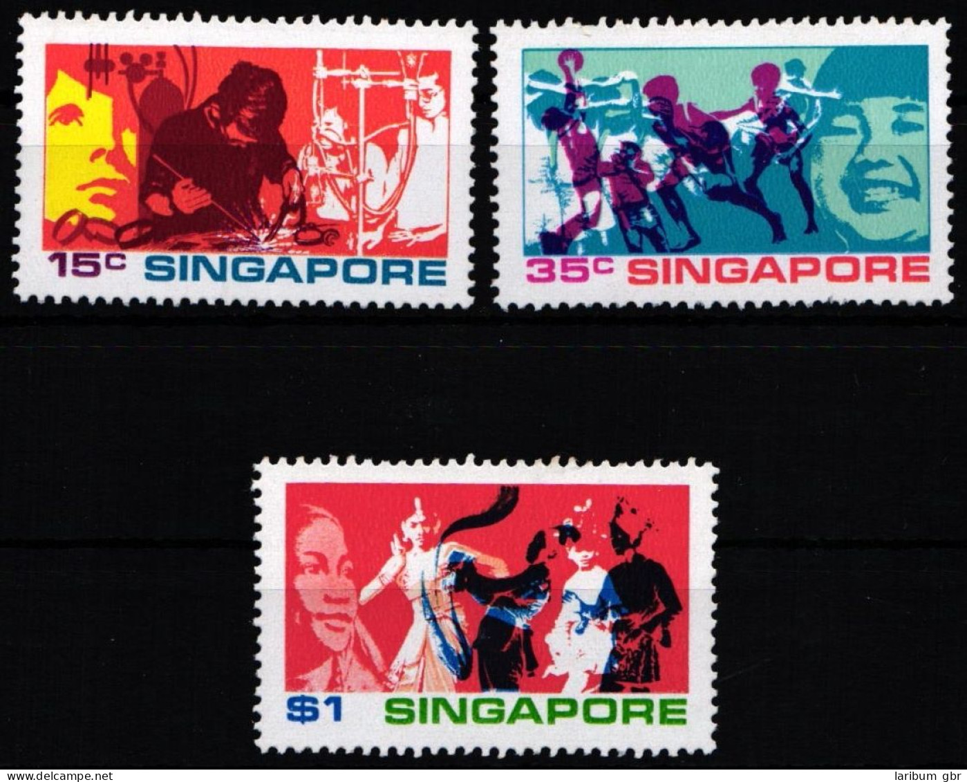 Singapur 164-166 Postfrisch #NF096 - Singapore (1959-...)