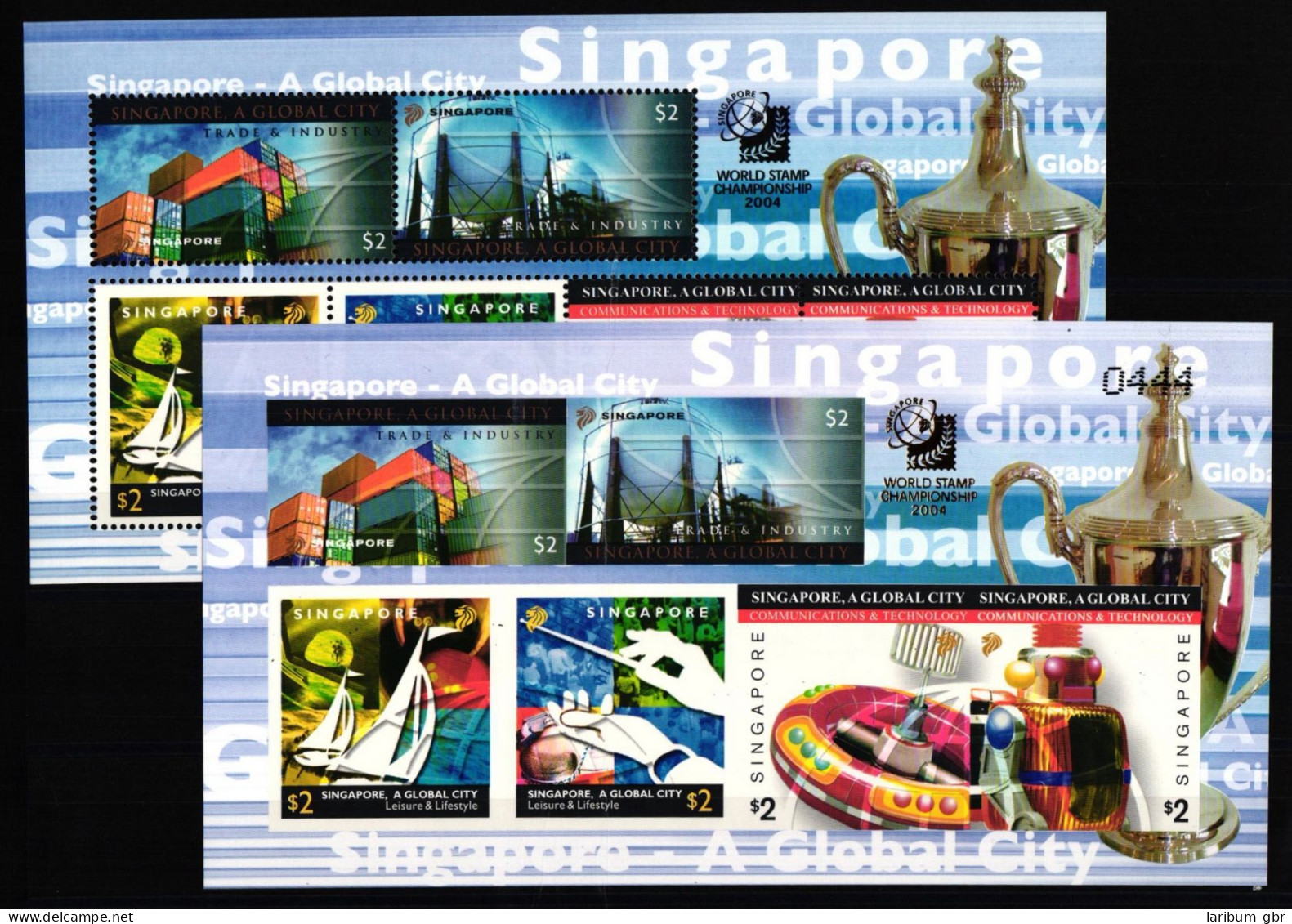 Singapur Block 113 A + B Postfrisch #NF099 - Singapur (1959-...)