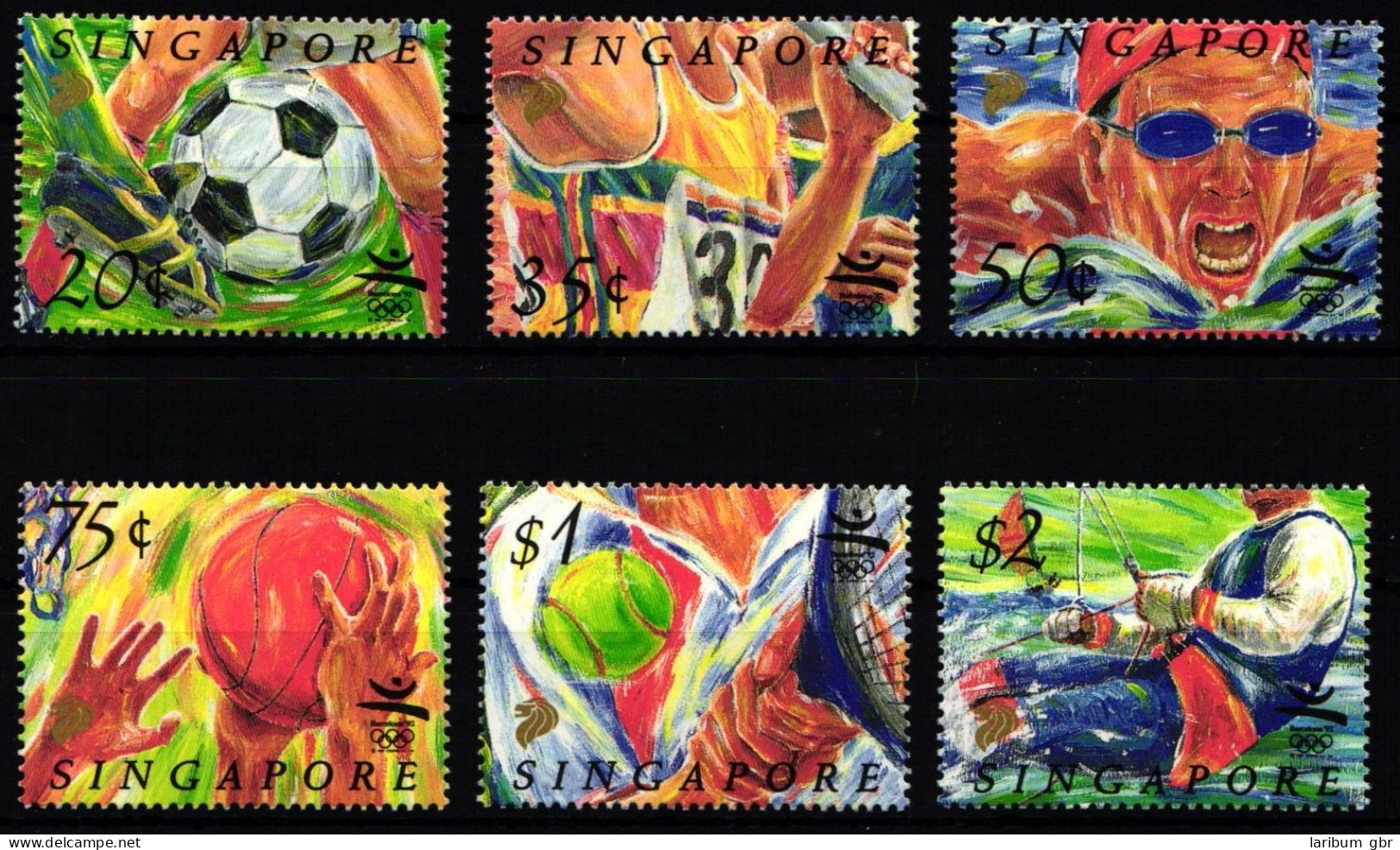 Singapur 652-657 Postfrisch Sport #NF094 - Singapur (1959-...)