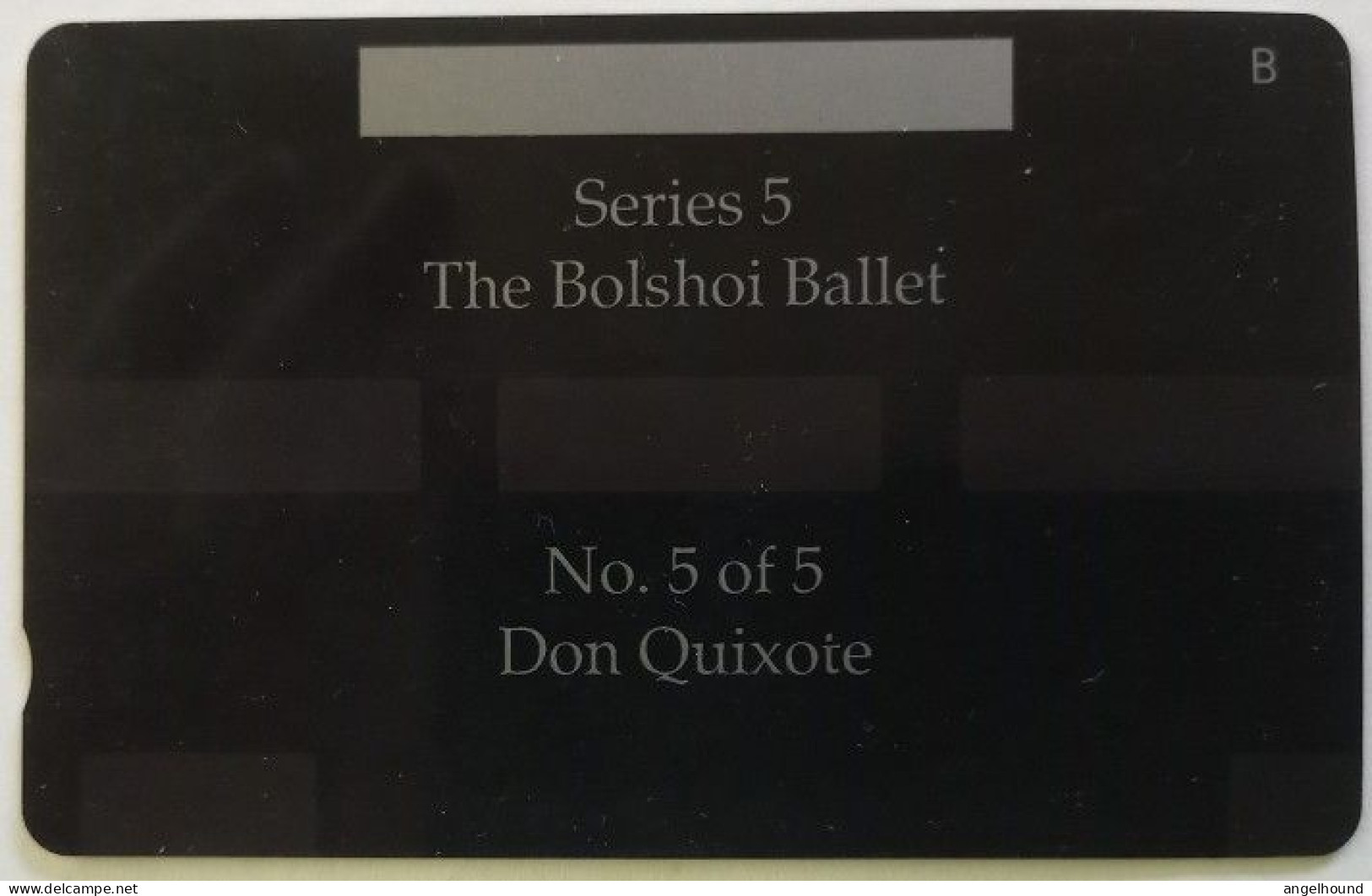 Russia Comstar - Series 5 - Don Quixote - The Bolshoi Ballet ( No C/n ) - Russia