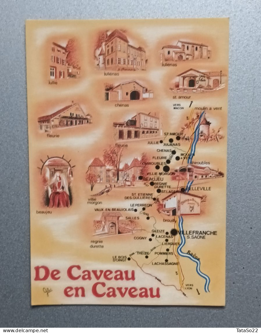 De Caveau En Caveau - Bonne Route En Beaujolais - Rhône-Alpes