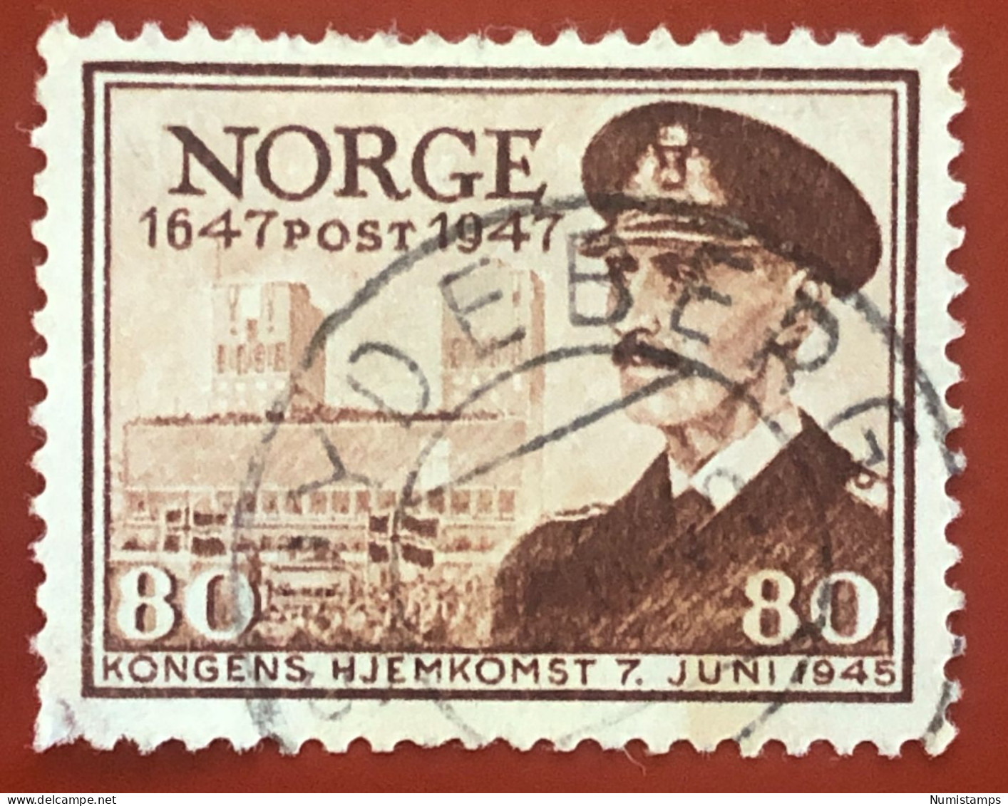 Norway - Postal Service - 1947 - Used Stamps