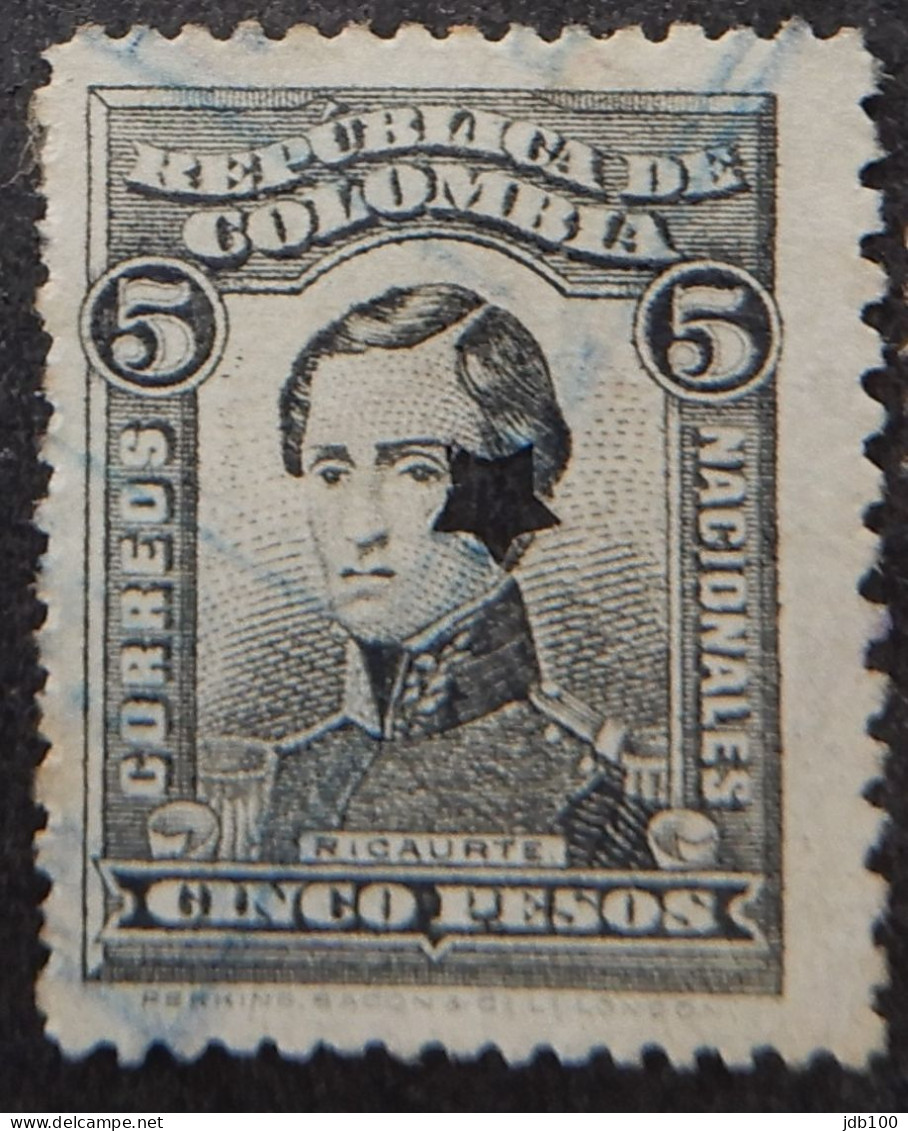 Colombia 1917 (2g) A. Ricaurte Perforated - Colombia