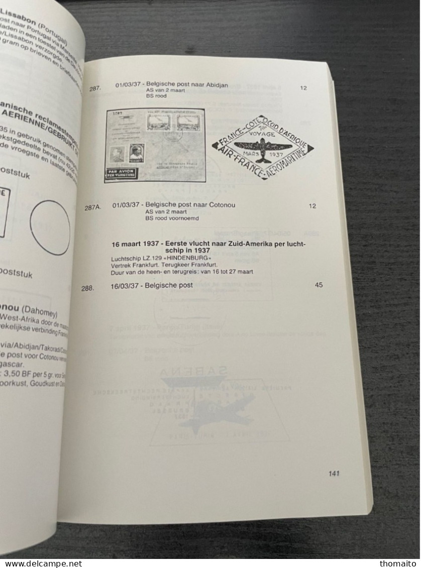 E. Vandenbauw - Luchtpostcatalogus Van België - 1990 - 519 Pag. In Perfecte Staat - Belgien