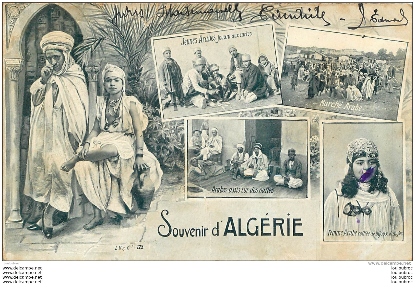 SOUVENIR D'ALGERIE ENVOYEE DE MOSTAGANEM EN 1915 - Mostaganem