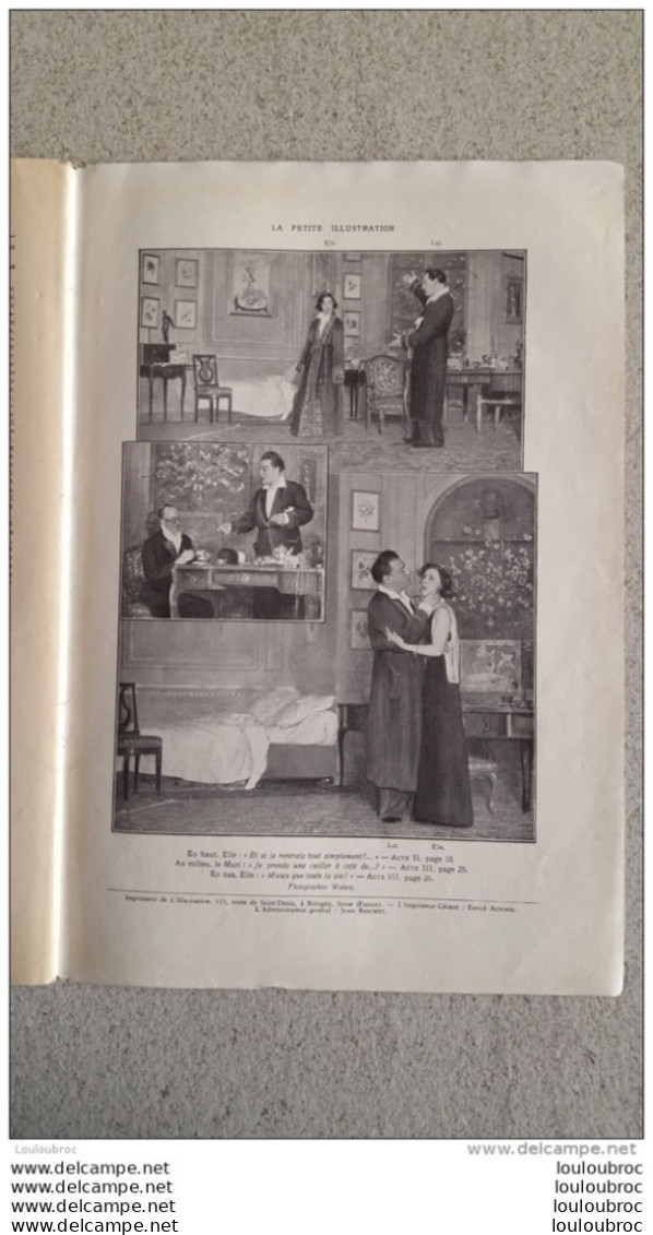 LA PETITE ILLUSTRATION FAISONS UN REVE COMEDIE DE SACHA GUITRY JANVIER 1934 - Auteurs Français