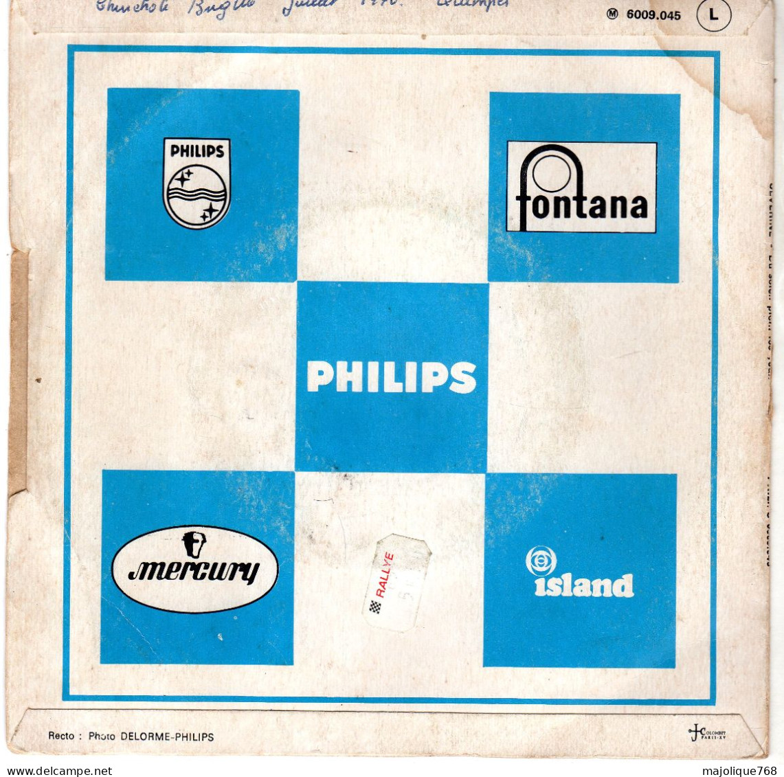 Disque De Séverine - "sympathie" - Philips 6009.045 - France 1970 - Disco & Pop
