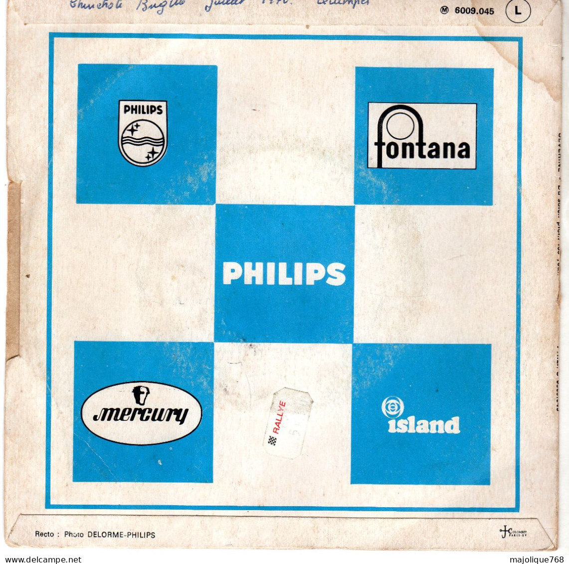 Disque De Séverine - "sympathie" - Philips 6009.045 - France 1970 - Disco, Pop