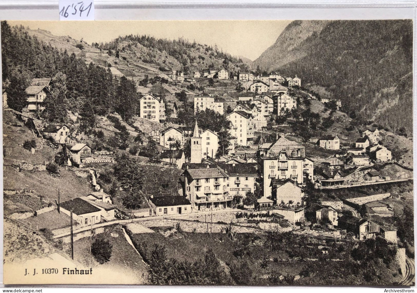 Finhaut (Valais) - La Gare Et L'Hôtel De La Fédérale (16'541) - Finhaut