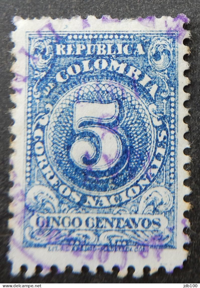 Colombia 1904 (4) Figure Stamp - Colombia