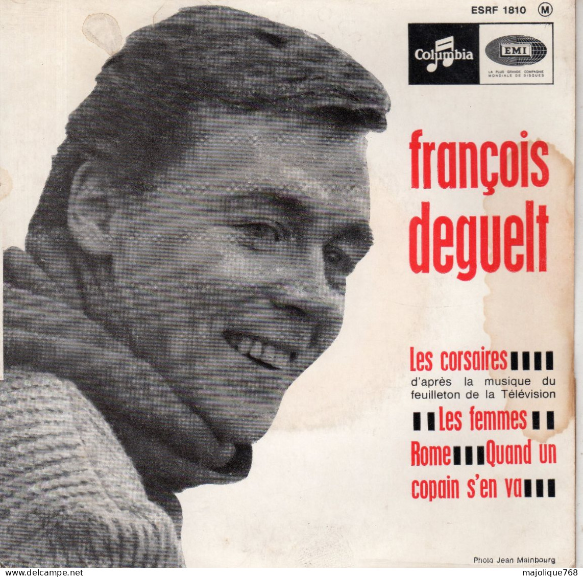 Disque De François Deguelt - Rome - Columbia ESRF 1810 - France 1967 - Disco, Pop