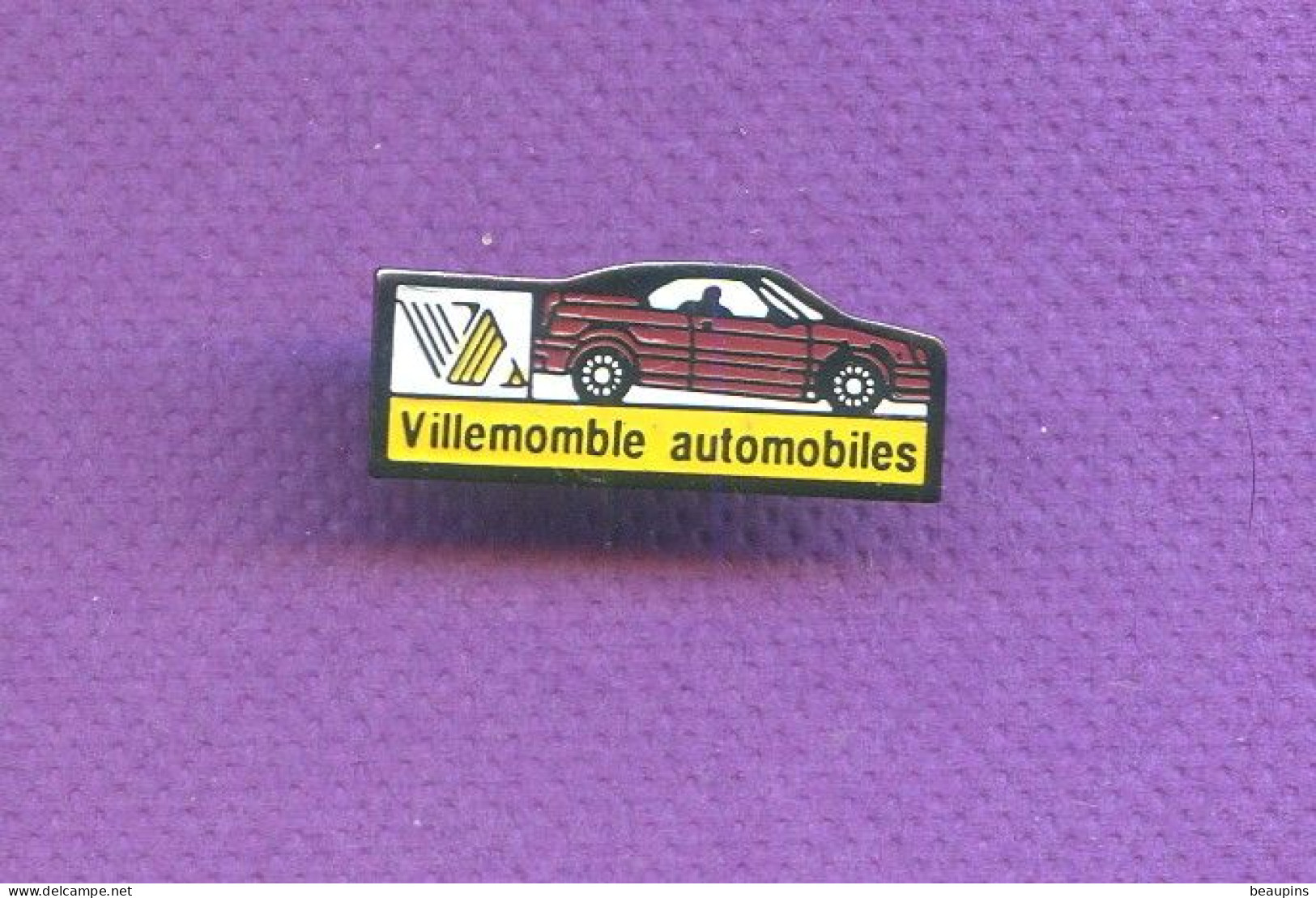 Rare Pins Auto Voiture Renault Villemomble N859 - Renault