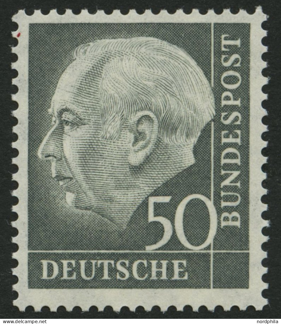 BUNDESREPUBLIK 189 **, 1954, 50 Pf. Heuß, Pracht, Mi. 200.- - Neufs