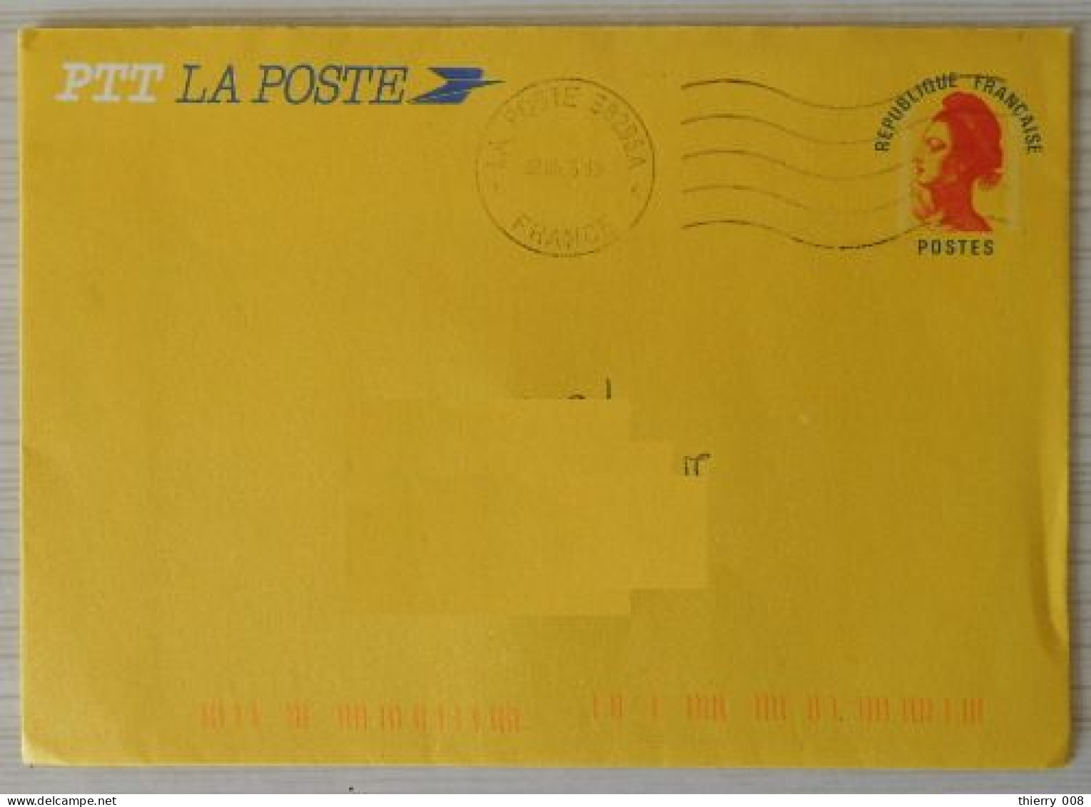 2484A CL Enveloppe 2,10 Rouge Liberté De Gandon D'après Delacroix - Standard Covers & Stamped On Demand (before 1995)