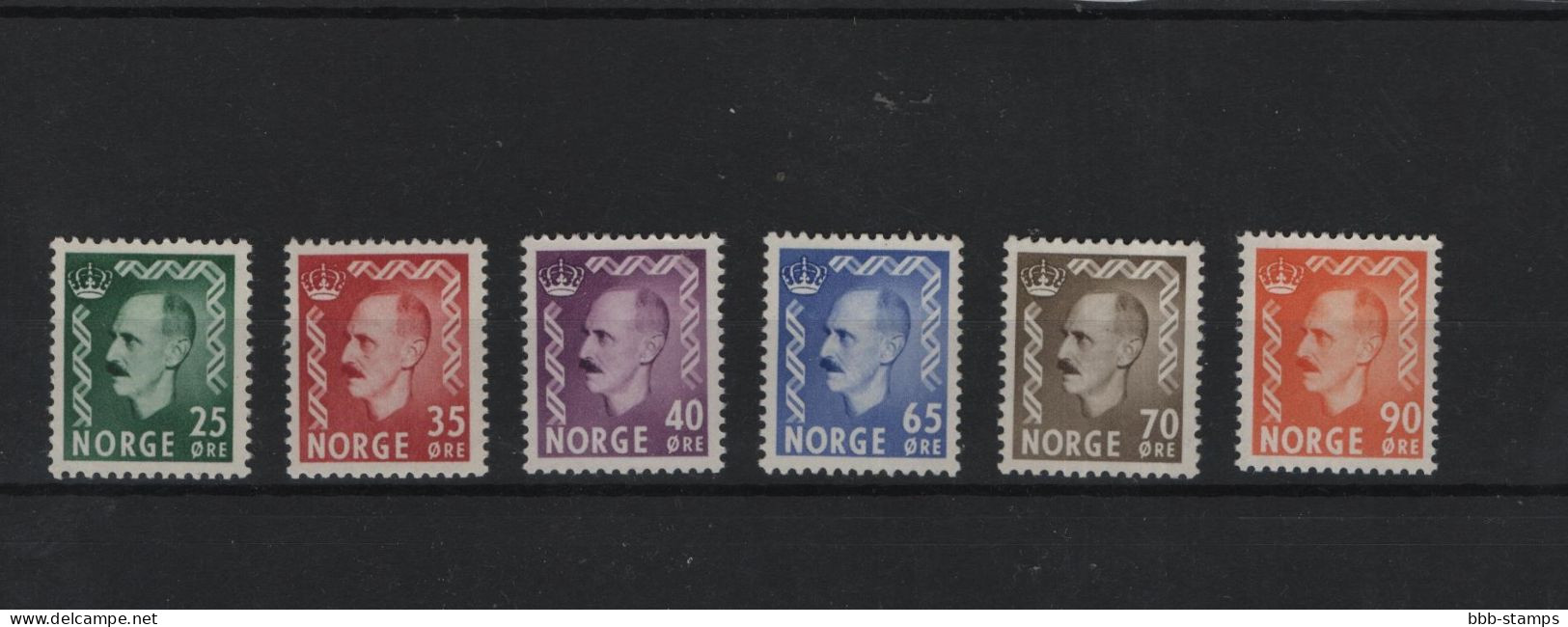 Norwegen Michel Cat.No.  Mnh/** 396/401 - Neufs