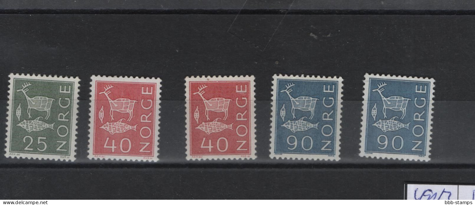 Norwegen Michel Cat.No.  Mnh/** 491/493 X/y - Unused Stamps