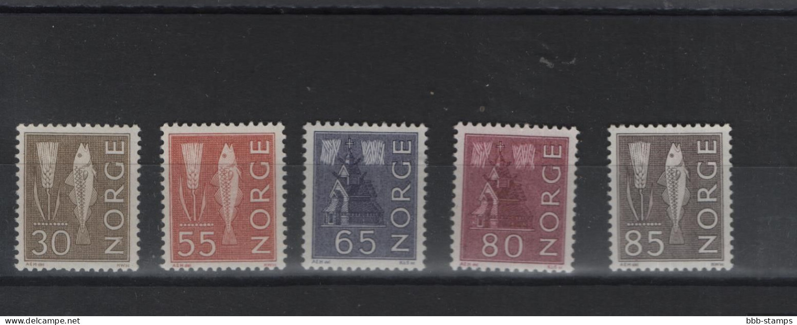 Norwegen Michel Cat.No.  Mnh/** 503/507X - Unused Stamps