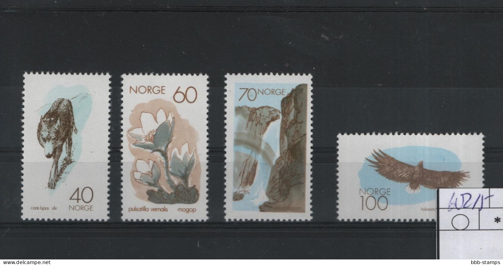 Norwegen Michel Cat.No.  Mnh/** 602/605 - Unused Stamps
