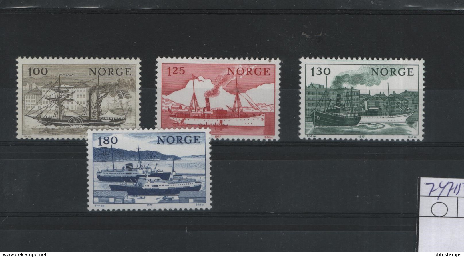 Norwegen Michel Cat.No. Mnh/** 747/750 - Unused Stamps