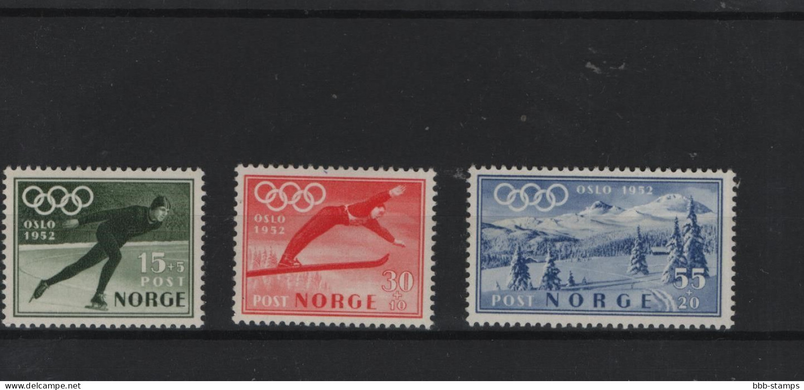 Norwegen Michel Cat.No.  Mnh/** 372/374 Olympia - Neufs