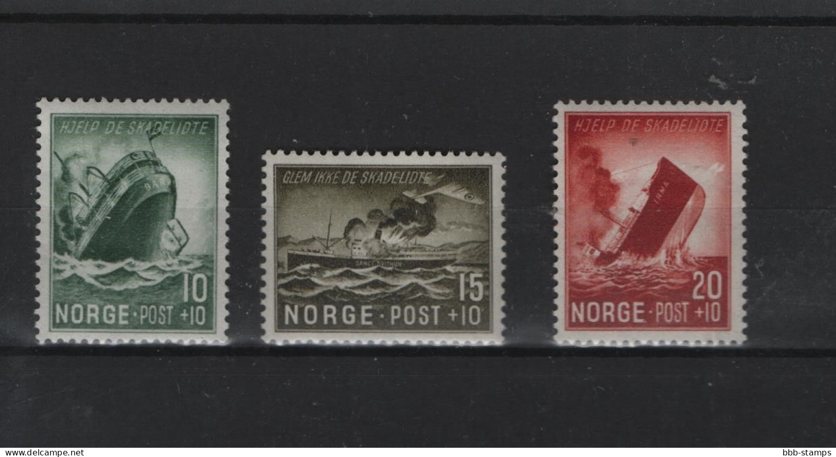 Norwegen Michel Cat.No.  Mnh/** 395/397 - Unused Stamps