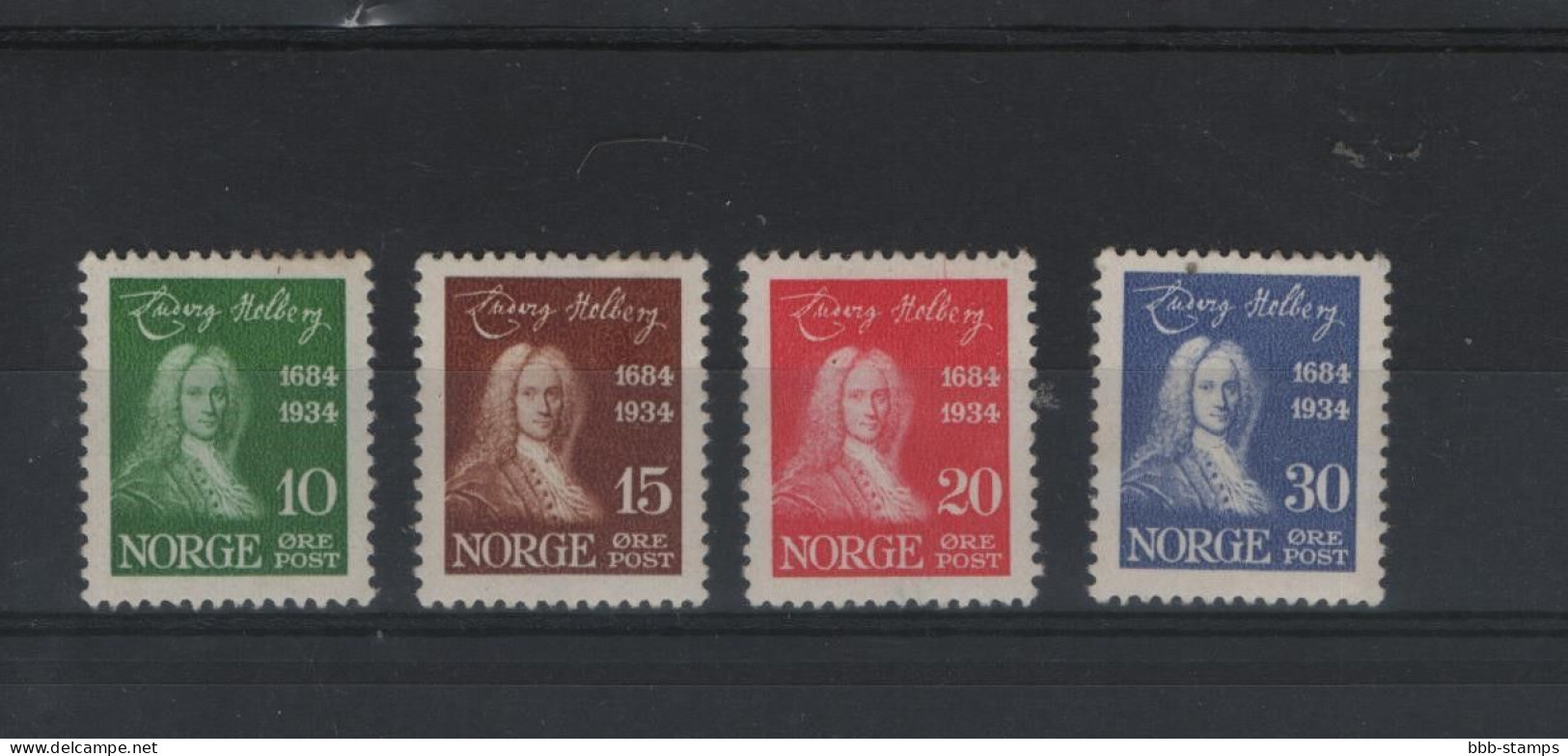 Norwegen Michel Cat.No.  Vlh/* 168/171 - Unused Stamps