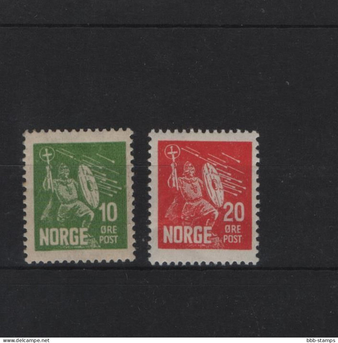 Norwegen Michel Cat.No.  Vlh/* 155/156 - Unused Stamps