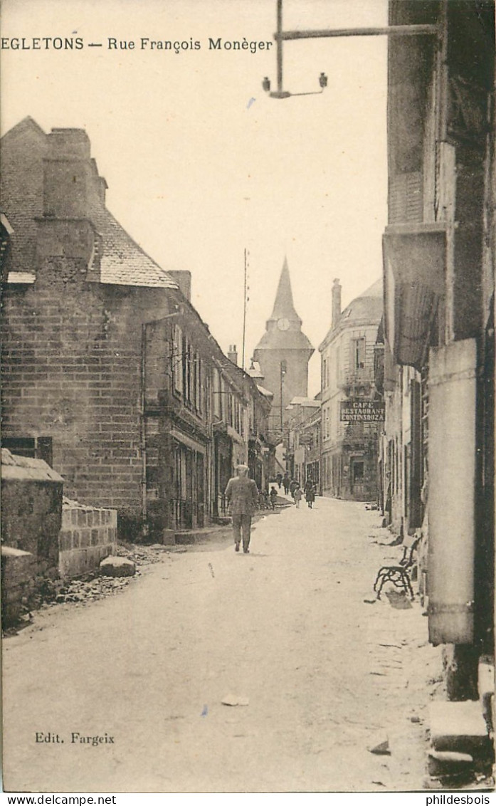 CREUSE  EGLETONS   Rue François Monéger - Egletons