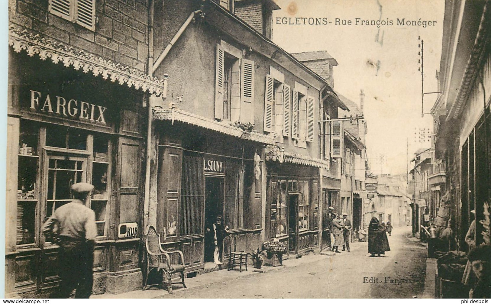 CREUSE  EGLETONS   Rue François Monéger - Egletons