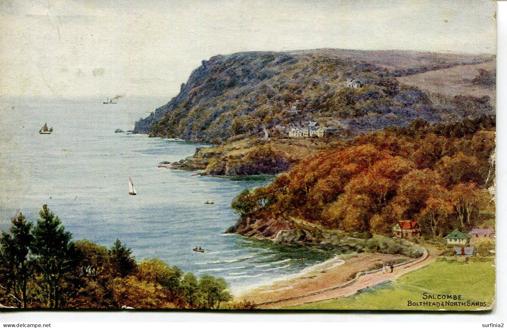 A R QUINTON - 2395 - SALCOMBE, BOLTHEAD AND NORTH SANDS - Quinton, AR