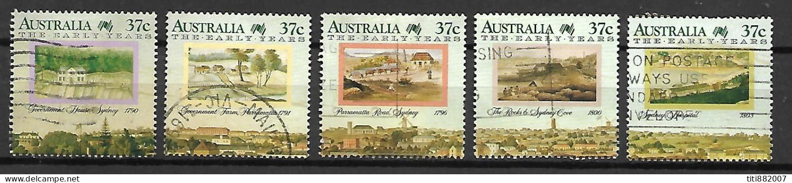 AUSTRALIE   -  1988.    Série Complète  Oblitérés. - Used Stamps