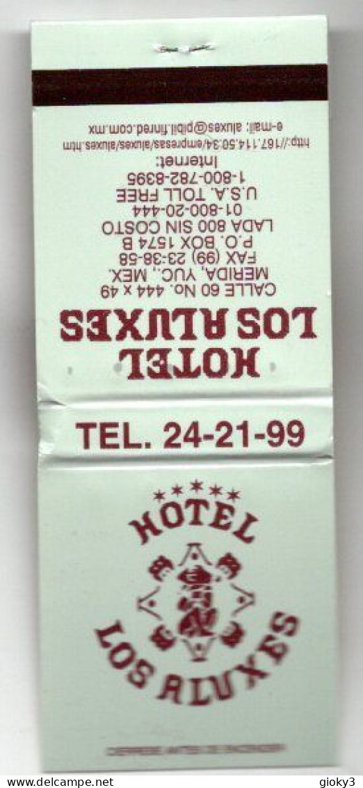 BLISTER FIAMMIFERI PUBBLICITA' HOTEL LOS ALUXES MESSICO - Matchboxes