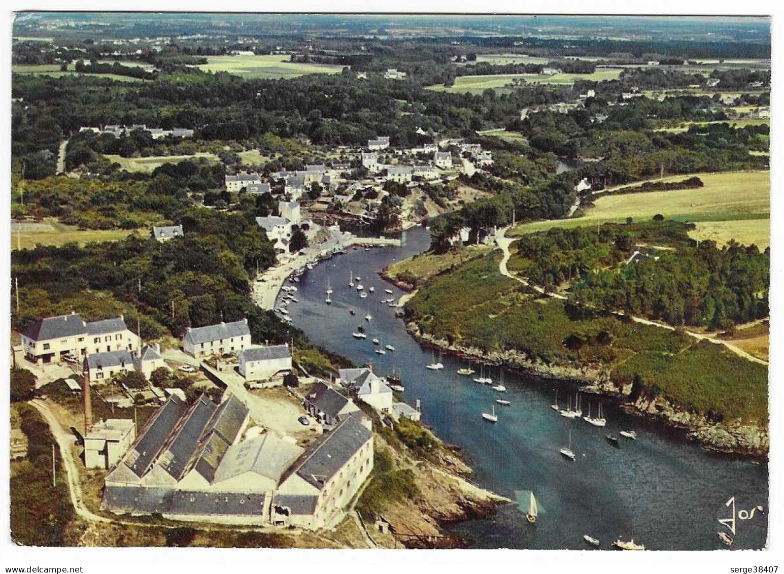 Moëlan Sur Mer - 1974 - Vue Aérienne - Port De Brigneau - N°1022 # 10-23/6 - Moëlan-sur-Mer