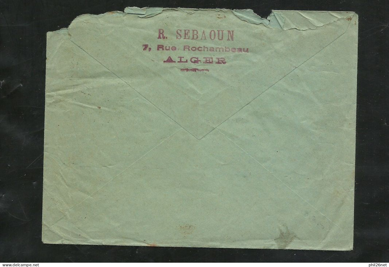 Algérie  Lettre Par Avion R . Sebaoun Alger Bab El Oued Le 22/06/1943  Pour Abdijan Le N° 173 X 9 (bande De 5 Et 4) B/TB - Covers & Documents