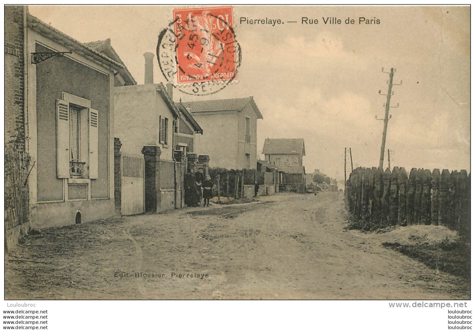 RARE PIERRELAYE RUE VILLE DE PARIS - Pierrelaye