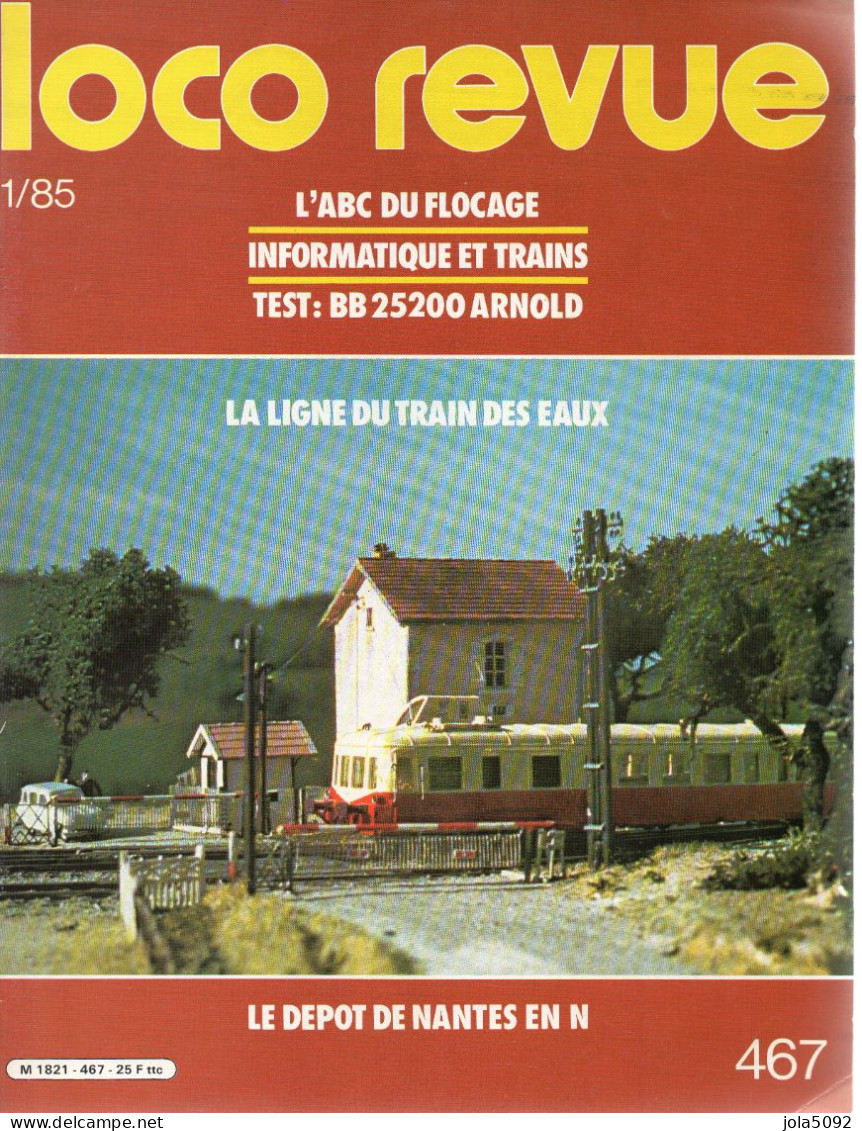 LOCO REVUE N° 467 - Janvier 1984 - Spoorwegen En Trams